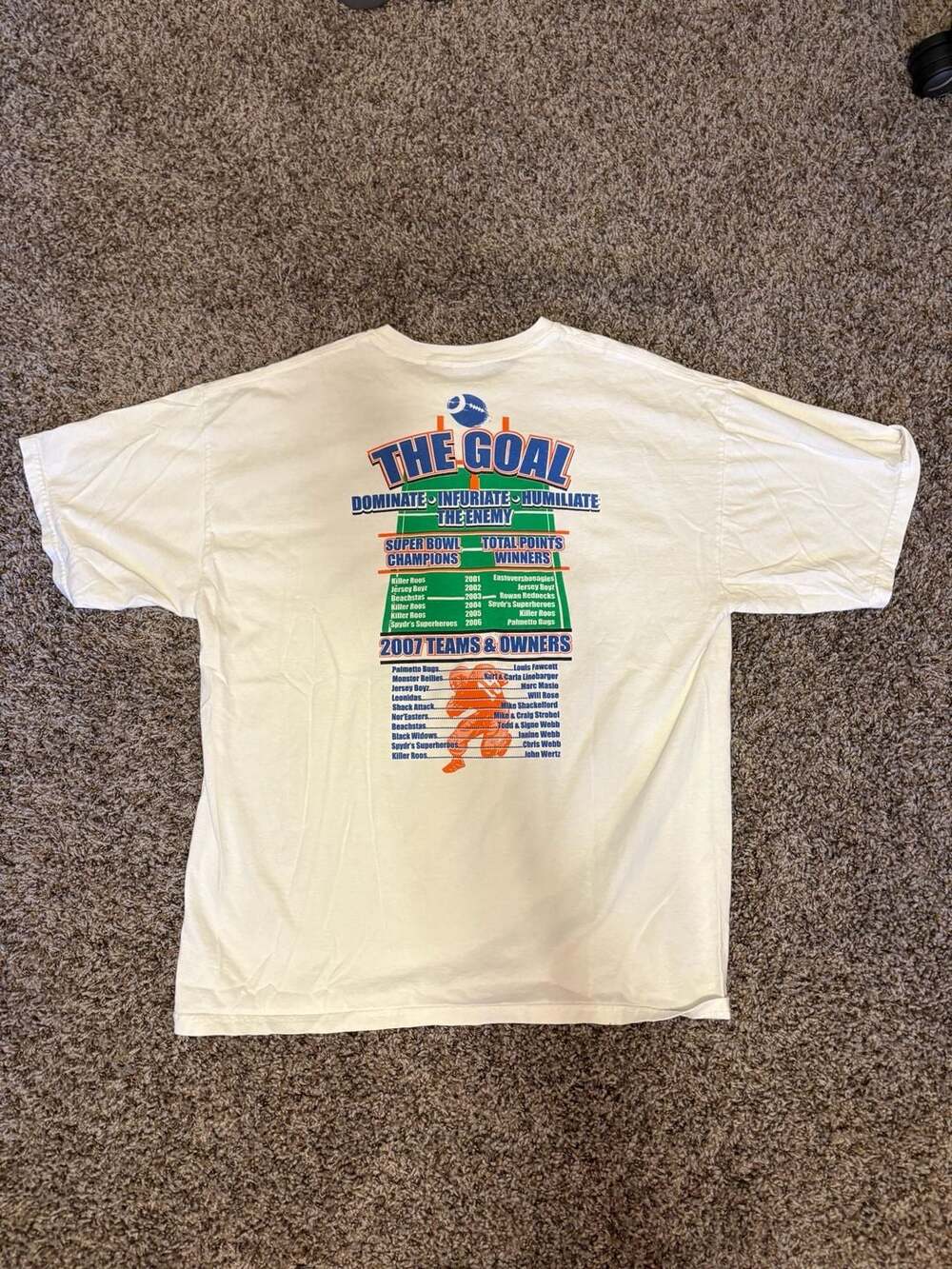 The Goal 2007 Teams Owners Tee
